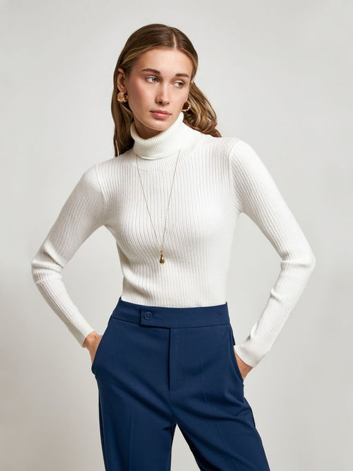 10200320121 Свитер жен. Rizoli молочный - Concept club фото 3