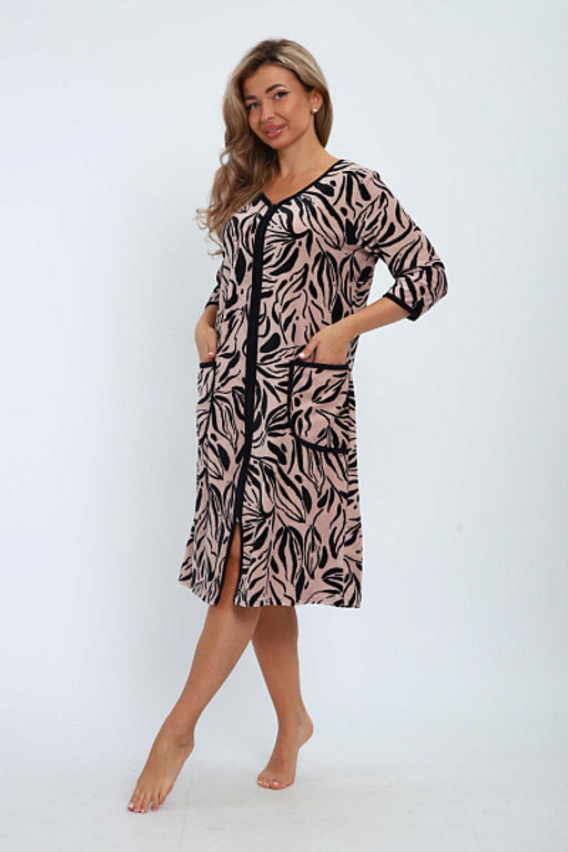 Халат велюровый на молнии (941-6) - Плиона фото 114