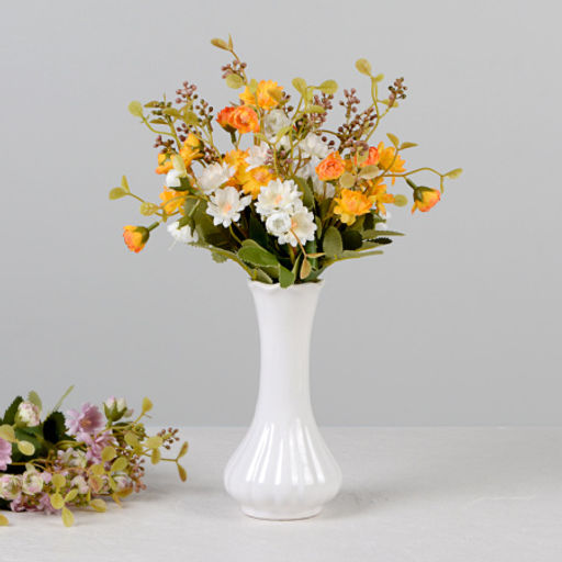 Ваза 18 см / 3165W /уп 6/48/белая - Галеонтрейд фото 3