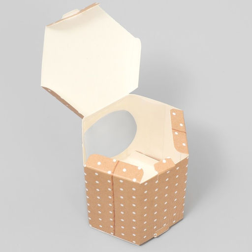 Цена за 5 шт. Бонбоньерка Эко, 8 х 7.5 х 6 см - Дарите счастье фото 3