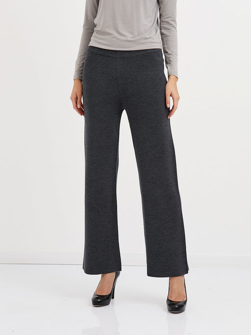 брюки женские клеш в темно-сером цвете - Glenfield фото 7
