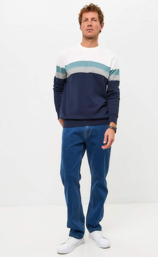 Джемпер F421-1551 d.blue - Fine joyce фото 4