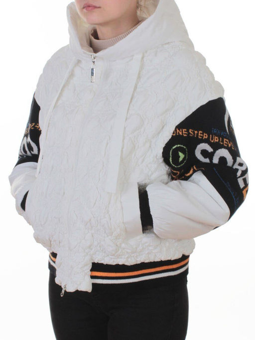 705 WHITE Куртка демисезонная женская (100 гр. синтепон) - Fashion фото 5