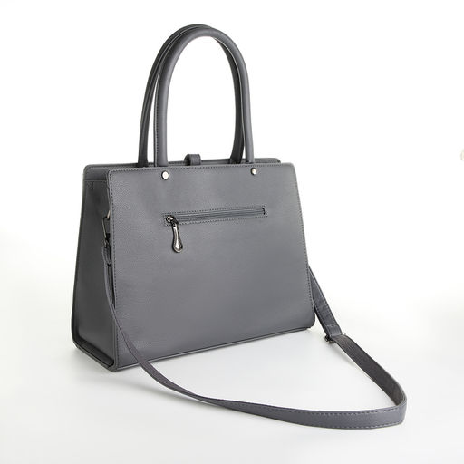 Сумка женская тоут, на молнии, цвет серый - Simaland фото 2