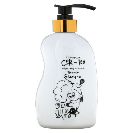 Шампунь для волос с коллагеном - Cer-100 Collagen Hair A+ Muscle Tornado Shampoo, 500 мл