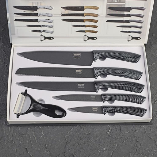 Набор кухонных принадлежностей Гипноз, 6 предметов, цвет чёрный - Simaland фото 9