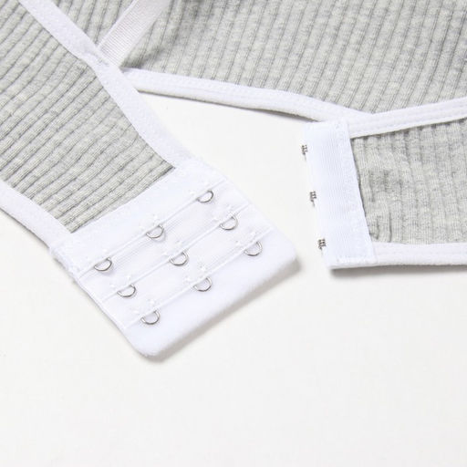 Комплект нижнего белья женский (топ, трусы) Collorista, серый, размер 42-44