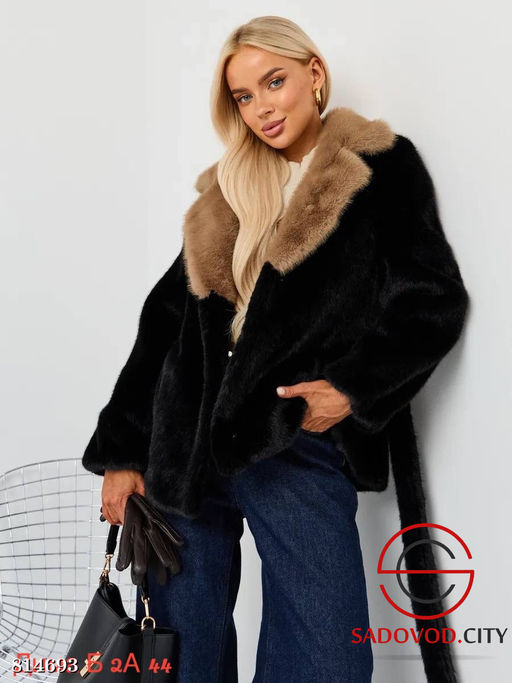 Шуба женская из искусственного меха - Bruno фото 2