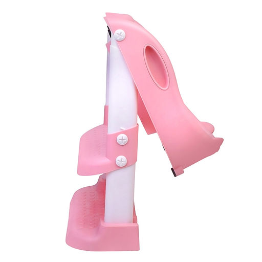 Детская накладка на унитаз со ступенькой (розовый)