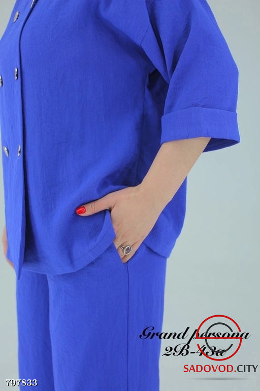 костюм женский из французского льна - Bruno фото 3