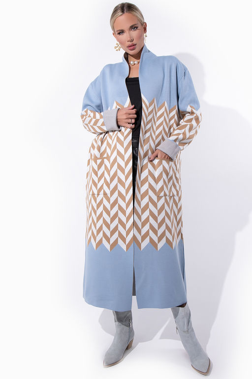 Кардиган Будь эксклюзивной! (небо) - Эльза фото 11