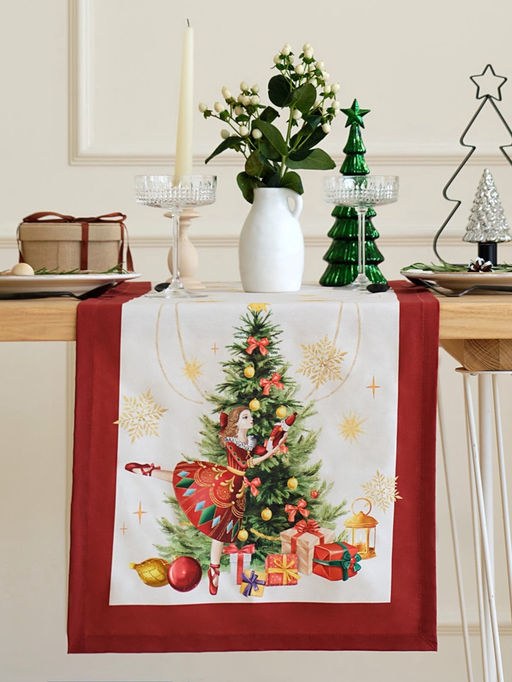 Дорожка новогодняя на стол «Этель. Щелкунчик», 40×147±5 см, 100% хлопок, саржа 190 г/м²