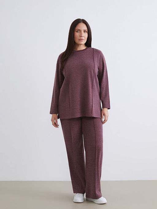 Bisiklet Yaka Kad?n Sweatshirt Tunik