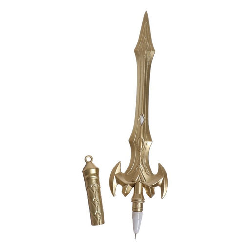 Цена за 12 шт. Ручка - прикол гелевая «Меч», МИКС