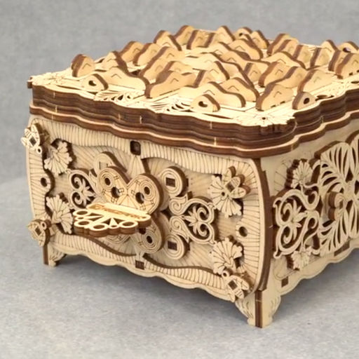 REZARK MGR-11 Серия Механика Пазл 3D 226 элемент. Шкатулка с секретом