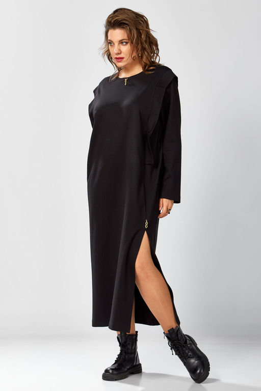 Платье BegiModa 1064 чёрный фото 5