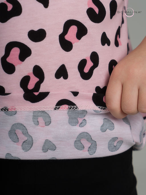 Костюм Актив нежный леопард-черный - Sovalina фото 30