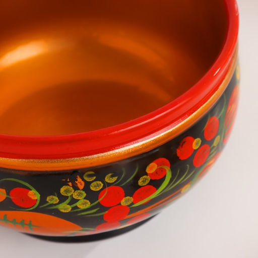 Салатник деревянный хохлома «Малый», 11×6 см