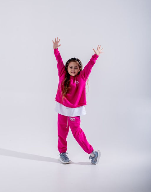 072 Детский костюм, фуксия (3хнитка петля)