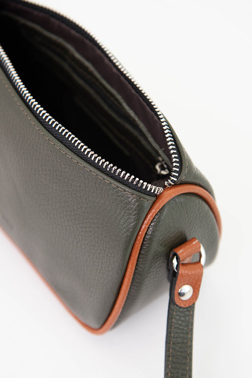 Сумка женская Ц-568/2.1 хаки+рыжий - Protege фото 2