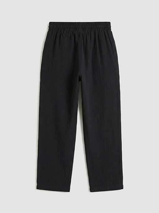 Havu? Kesim Dokulu Kad?n M?slin Pantolon