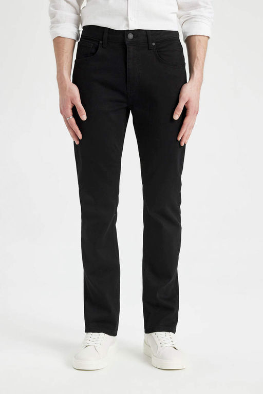 Джинсовые брюки Sergio Regular Fit Normal Mold с нормальной талией и зауженными штанинами