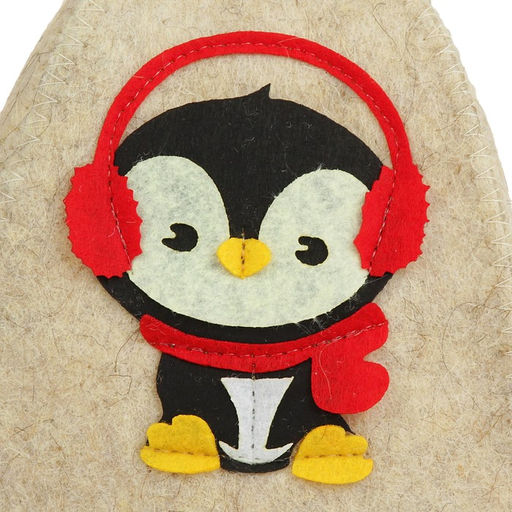 Шапка для бани с детской аппликацией Лолошенька войлок - Simaland фото 3