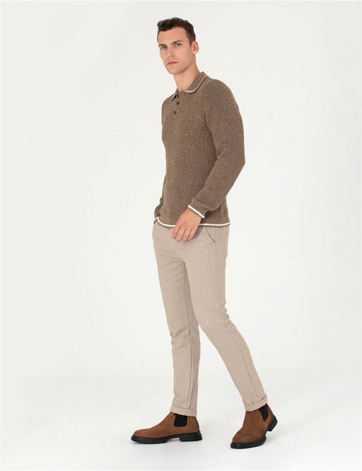 Vizon Slim Fit Kanvas Pantolon