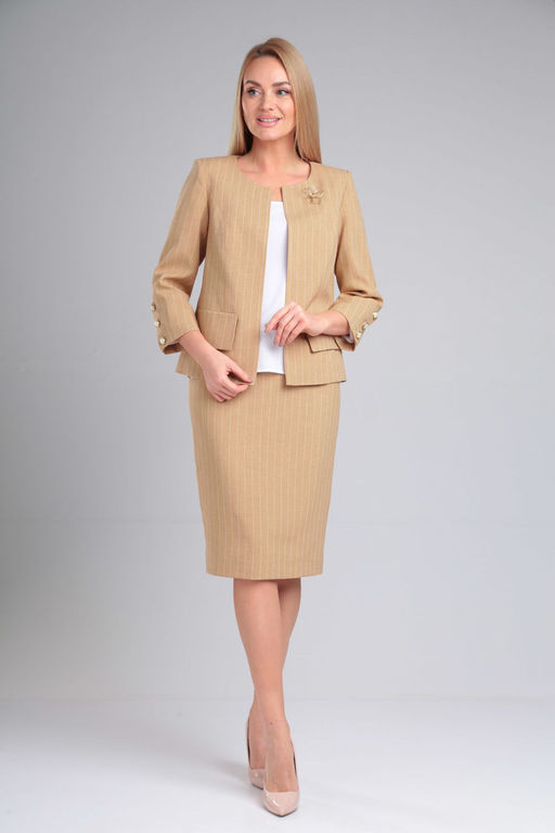 Костюм Gamma & Gracia 349 бежевый  фото 4
