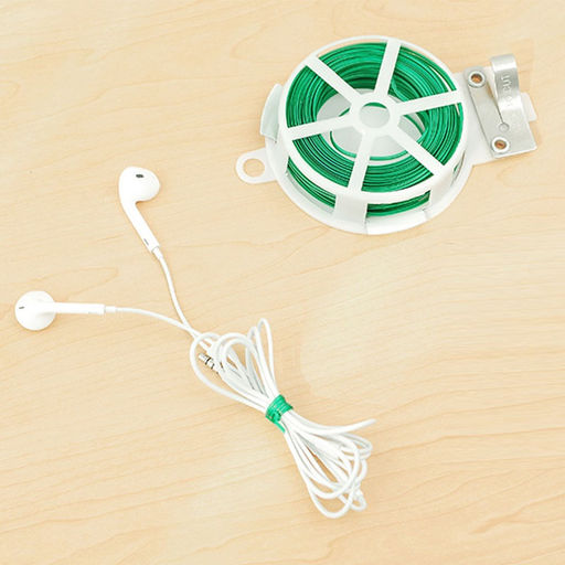 Проволока фиксатор, 30 метров, с резаком. 9046502