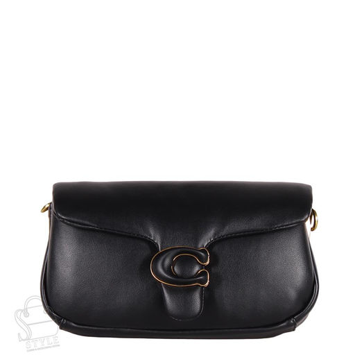 Сумка женская кожаная 86215 black Polina&Eiterou/30  в Новосибирске