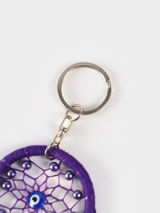 Брелок «Ловец снов», 17 см, фиолетовый