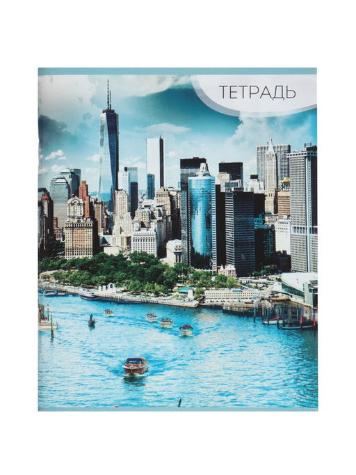 Набор тетрадей, 96 листов в линейку, Calligrata «Город», серые листы, 4 штуки