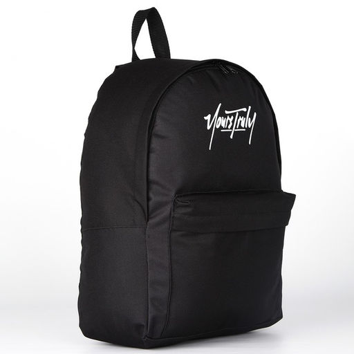 Рюкзак текстильный NAZAMOK, с карманом, 27*11*37, черный  фото 4