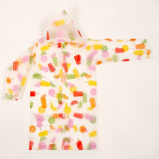 Дождевик детский Мороженое, рост 125-155 см - Funny toys фото 2