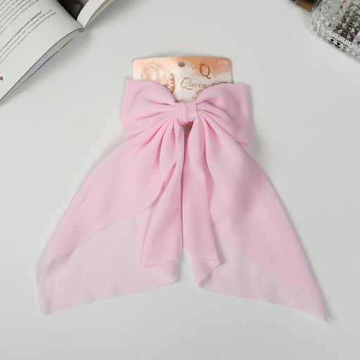 Цена за 2 шт. Заколка - автомат для волос «Джулия», 24×12 см, розовая