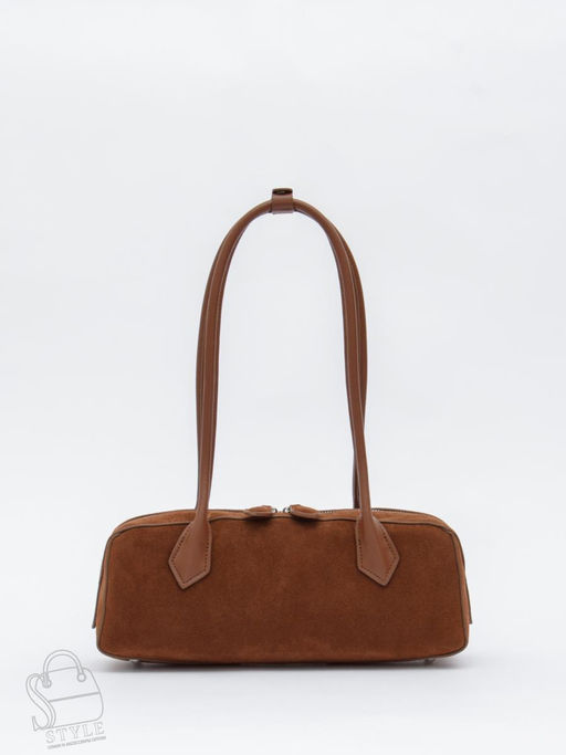 Сумка женская кожаная 1321THF brown Polina&Eiterou