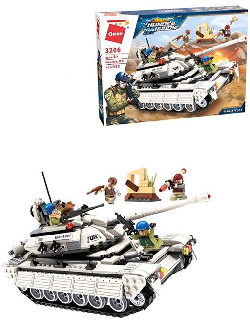 Конструктор. 430 деталей "Атакующий танк" (1806322/3206) в коробке