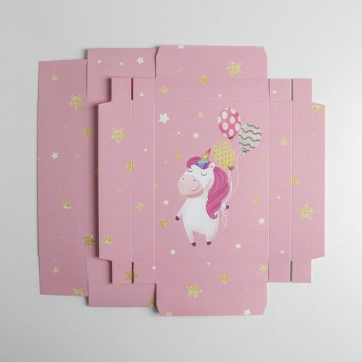 Коробка складная Единорог, 21 15 7 см - Дарите счастье фото 12