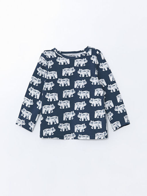 Bisiklet Yaka Erkek ?ocuk Pijama Tak?m? - Waikiki фото 2