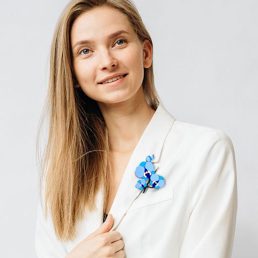 Брошь Орхидея - Orgalica фото 5