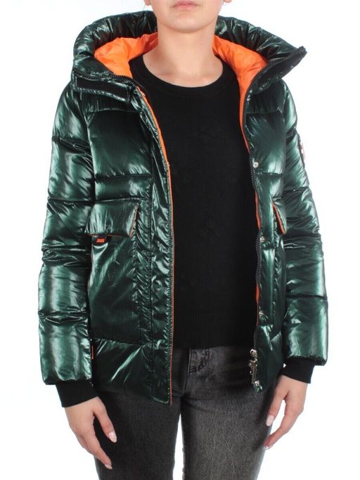 8096 DK. GREEN Куртка зимняя женская JARIUS (200 гр. холлофайбера) - Fashion фото 6