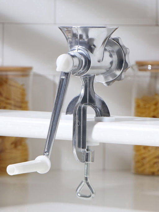 Мясорубка ручная «Советская», алюминий, 22.5×13.5 см, серебристая