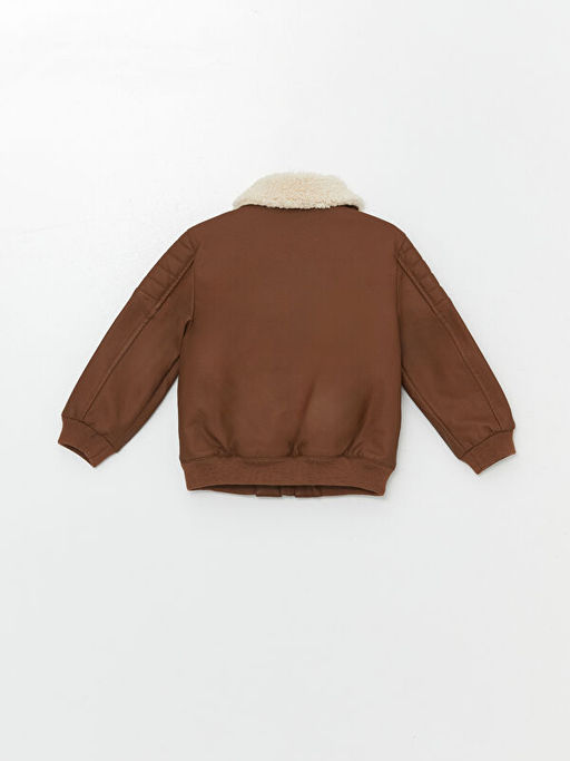 Erkek Bebek Deri G?r?n?ml? Mont - Waikiki фото 2