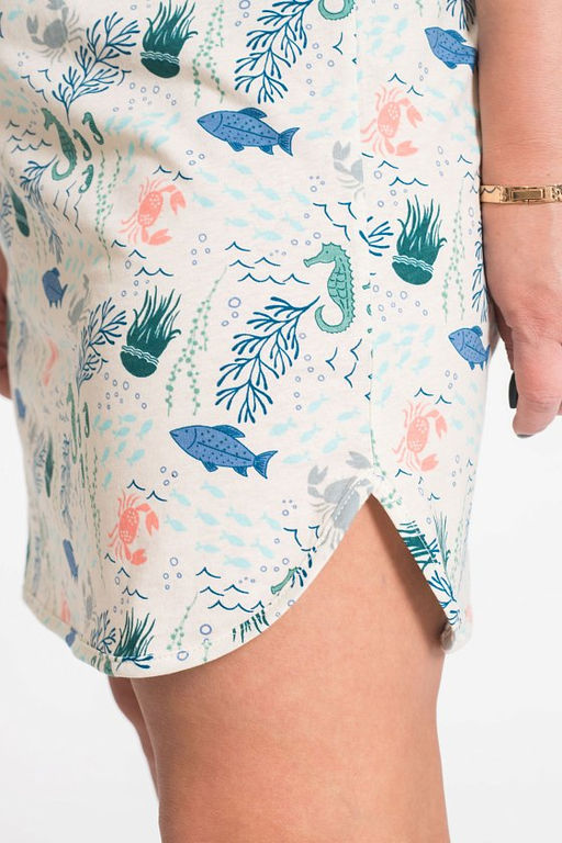 Сорочка М320184е Молочный - Елена фото 7