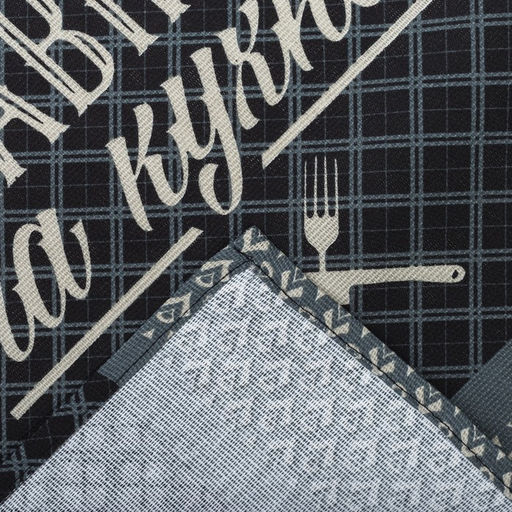 Цена за 2 шт. Полотенце кухонное Доляна Папа главный на кухне 35х60 см, 100% хл, 160г/м2 фото 3