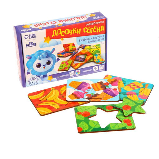 Головоломка Досочки Сегена, с узором - Лесная мастерская фото 4