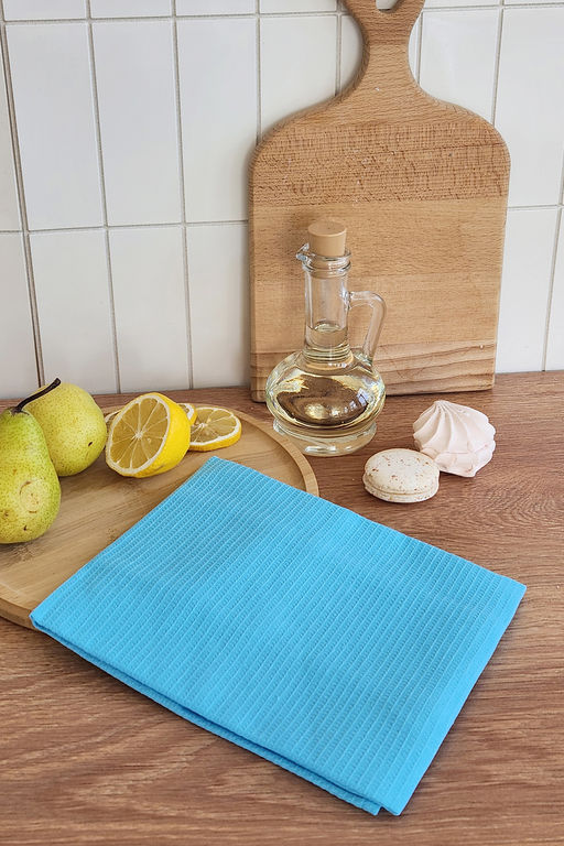 Полотенце вафельн. однотон.  60*45 150г/м2 пакет ТТ