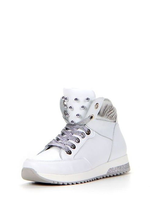 Ботинки EDART 317.omega2.silver+white/байка