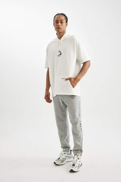 DeFactoFit Shaquille ONeal Oversize-футболка с капюшоном и короткими рукавами  фото 2